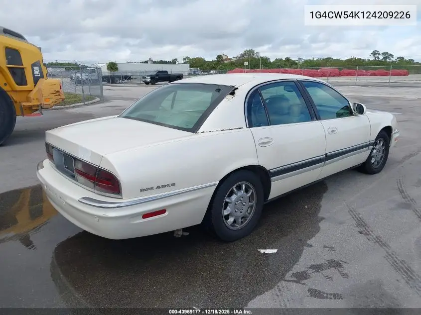 2002 Buick Park Avenue VIN: 1G4CW54K124209226 Lot: 43969177