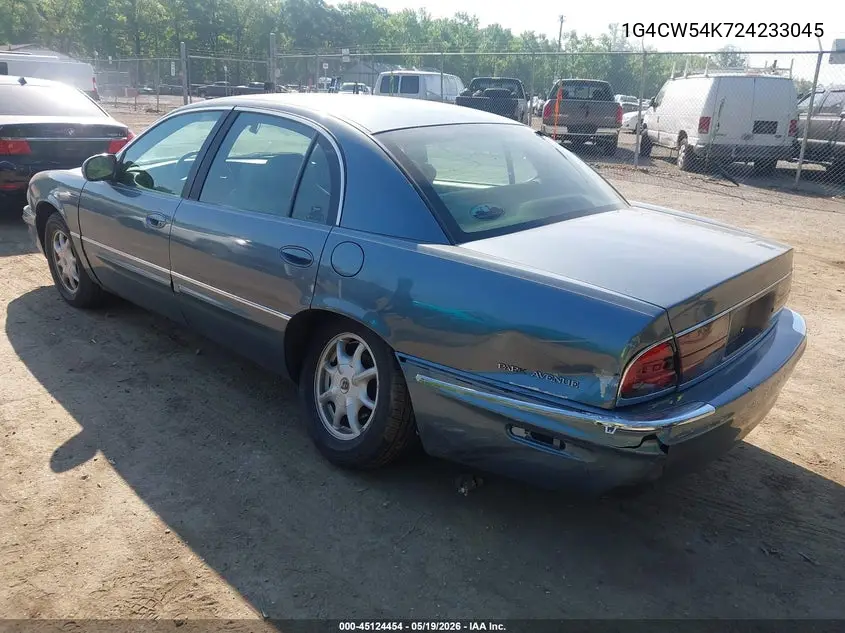 2002 Buick Park Avenue VIN: 1G4CW54K724233045 Lot: 45124454