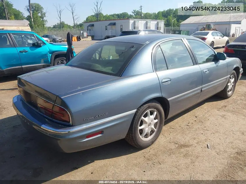 2002 Buick Park Avenue VIN: 1G4CW54K724233045 Lot: 45124454
