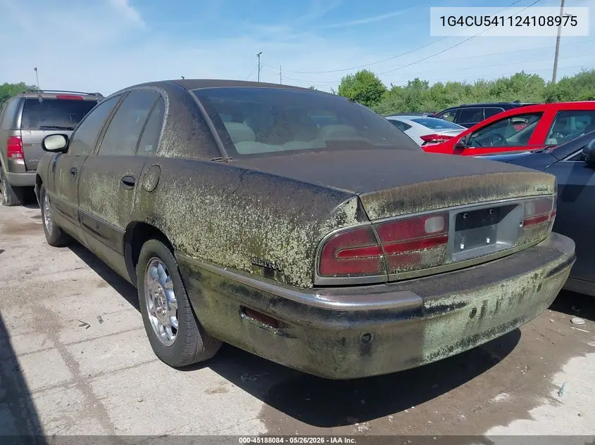 2002 Buick Park Avenue Ultra VIN: 1G4CU541124108975 Lot: 45188084