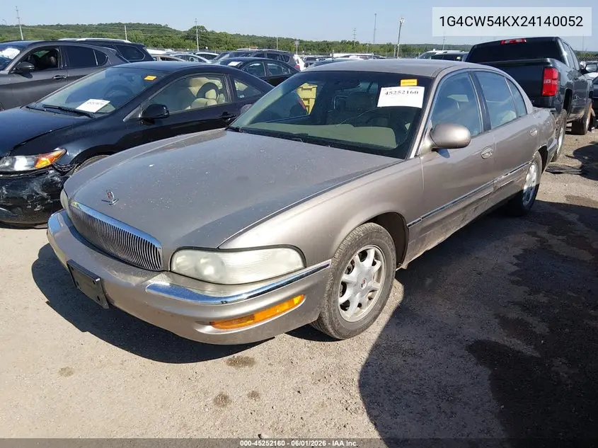 2002 Buick Park Avenue VIN: 1G4CW54KX24140052 Lot: 45252160