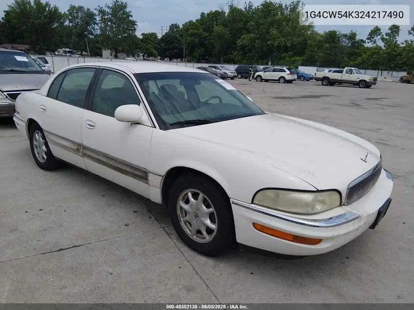 2002 Buick Park Avenue VIN: 1G4CW54K324217490 Lot: 45302138