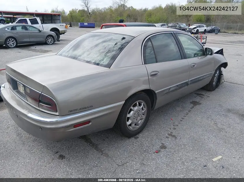 2002 Buick Park Avenue VIN: 1G4CW54KX24242127 Lot: 45433244