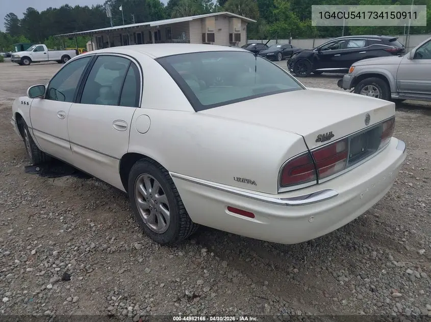 2003 Buick Park Avenue Ultra VIN: 1G4CU541734150911 Lot: 44982166