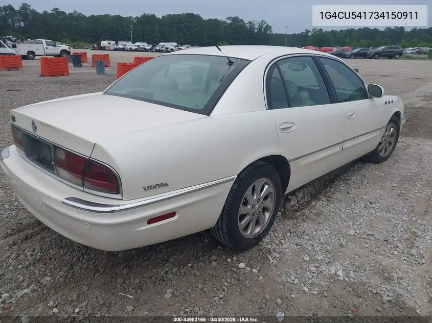 2003 Buick Park Avenue Ultra VIN: 1G4CU541734150911 Lot: 44982166