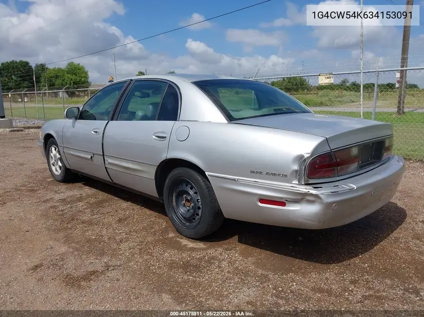 2003 Buick Park Avenue VIN: 1G4CW54K634153091 Lot: 45178811