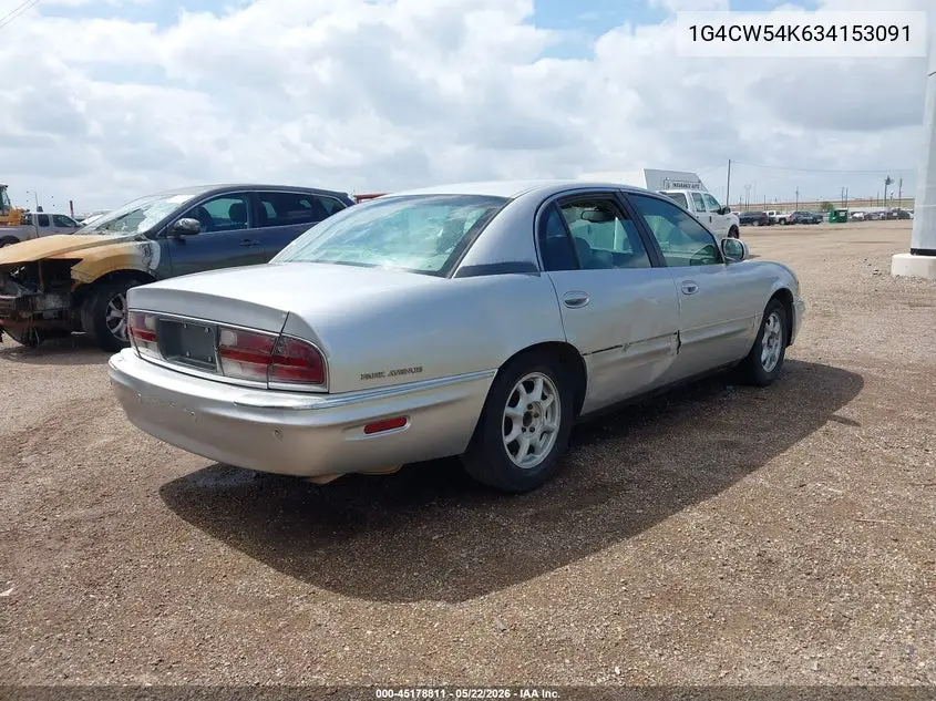 2003 Buick Park Avenue VIN: 1G4CW54K634153091 Lot: 45178811