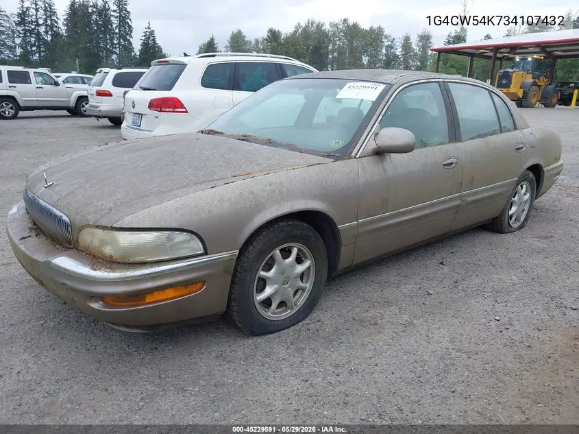 2003 Buick Park Avenue VIN: 1G4CW54K734107432 Lot: 45229591