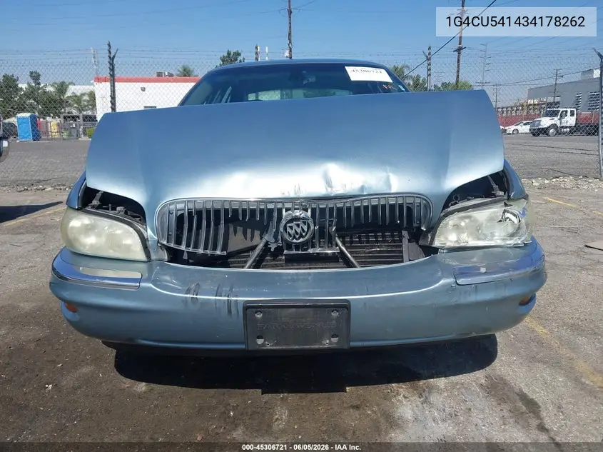 2003 Buick Park Avenue Ultra VIN: 1G4CU541434178262 Lot: 45306721