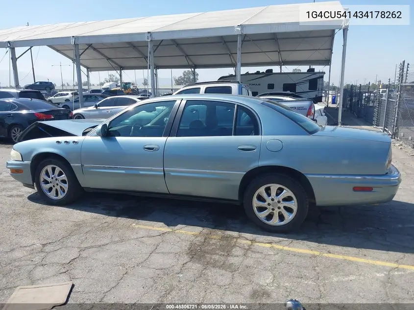 2003 Buick Park Avenue Ultra VIN: 1G4CU541434178262 Lot: 45306721