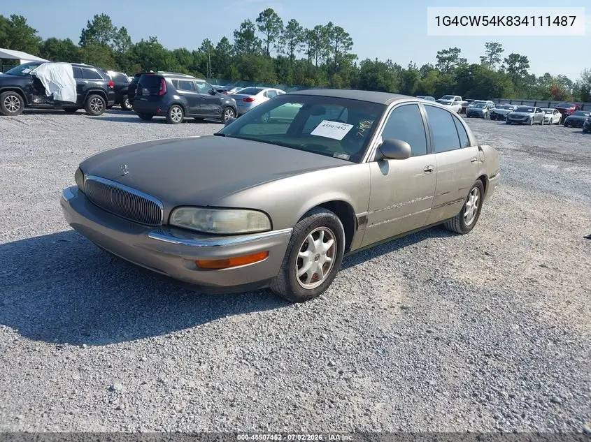 2003 Buick Park Avenue VIN: 1G4CW54K834111487 Lot: 45507452