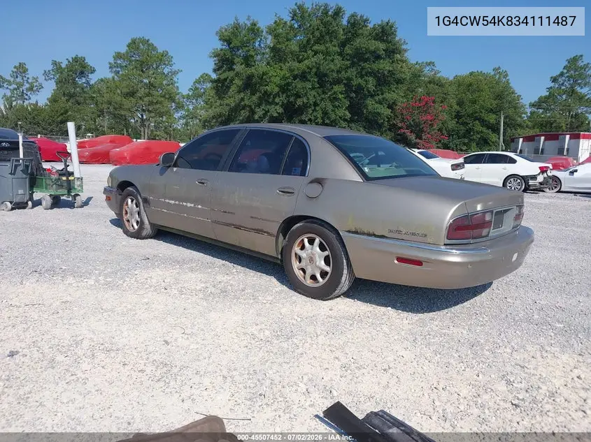 2003 Buick Park Avenue VIN: 1G4CW54K834111487 Lot: 45507452