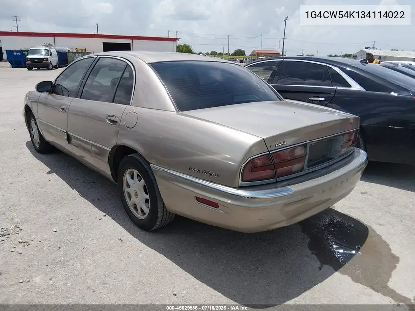 2003 Buick Park Avenue VIN: 1G4CW54K134114022 Lot: 45629556