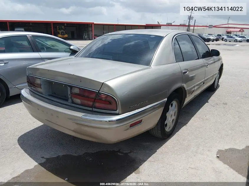 2003 Buick Park Avenue VIN: 1G4CW54K134114022 Lot: 45629556