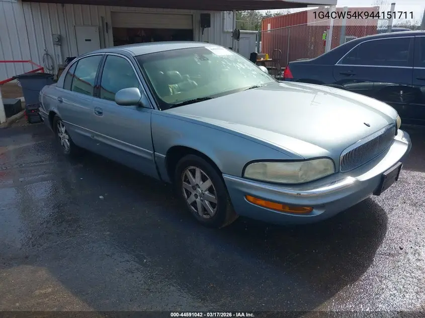 2004 Buick Park Avenue VIN: 1G4CW54K944151711 Lot: 44591042