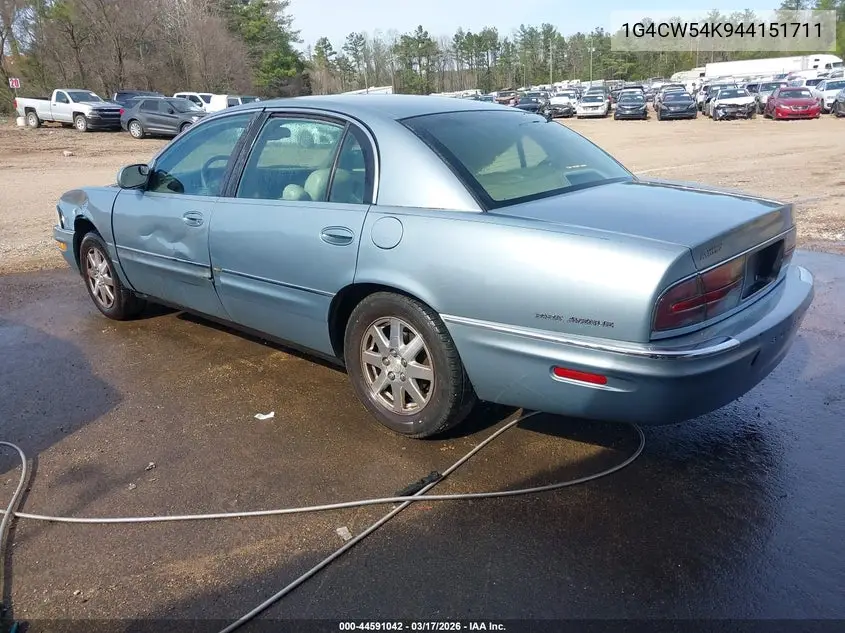 2004 Buick Park Avenue VIN: 1G4CW54K944151711 Lot: 44591042