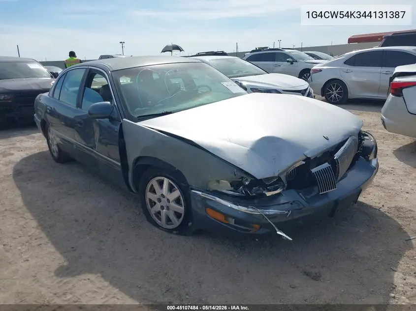 2004 Buick Park Avenue VIN: 1G4CW54K344131387 Lot: 45107484