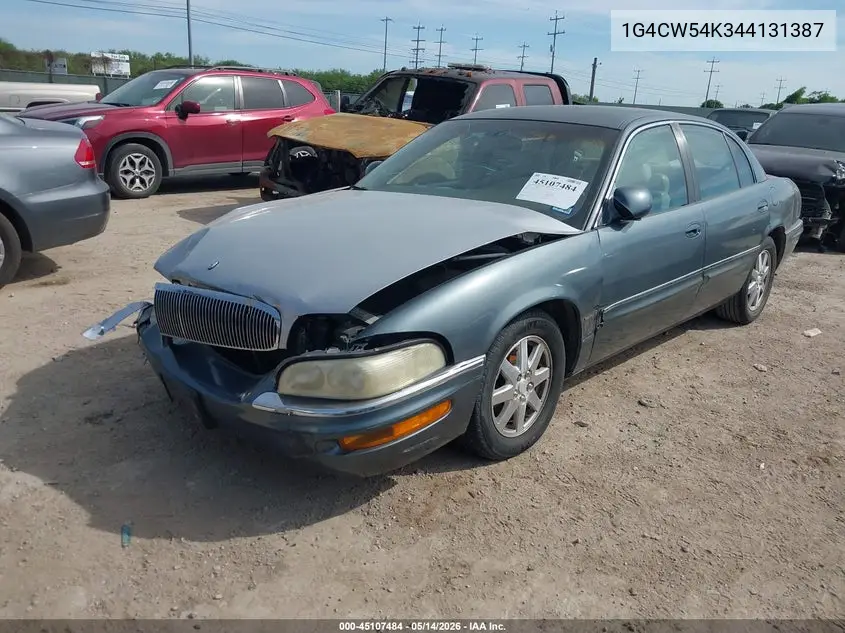 2004 Buick Park Avenue VIN: 1G4CW54K344131387 Lot: 45107484