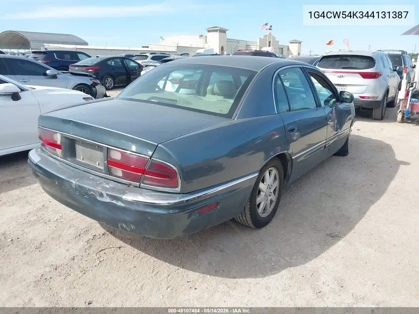 2004 Buick Park Avenue VIN: 1G4CW54K344131387 Lot: 45107484
