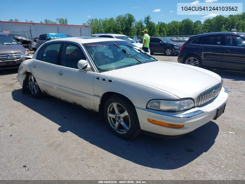 2004 Buick Park Avenue Ultra VIN: 1G4CU541244103562 Lot: 45262228