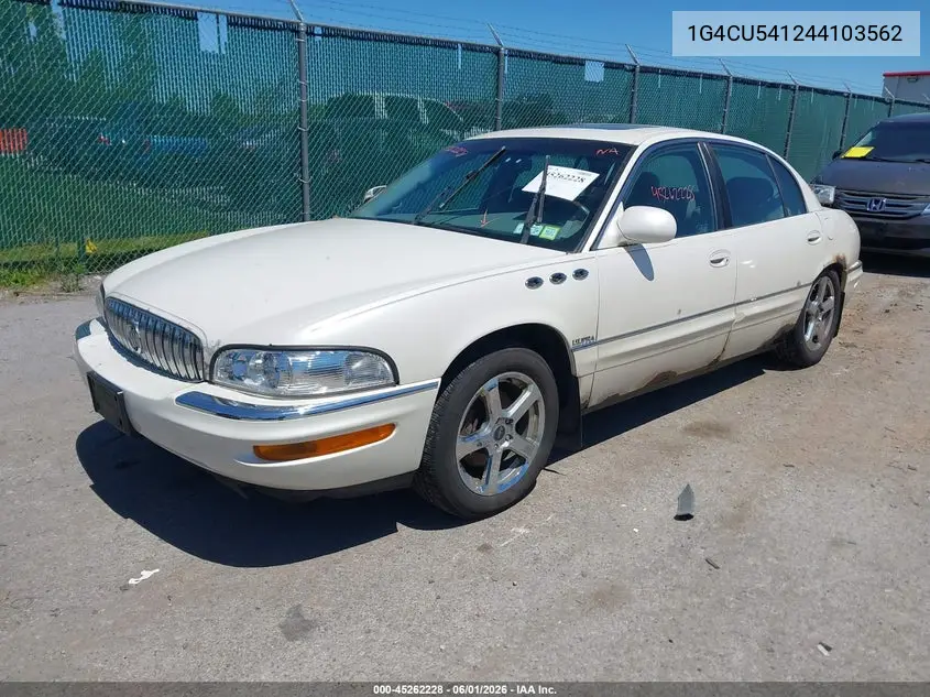 2004 Buick Park Avenue Ultra VIN: 1G4CU541244103562 Lot: 45262228
