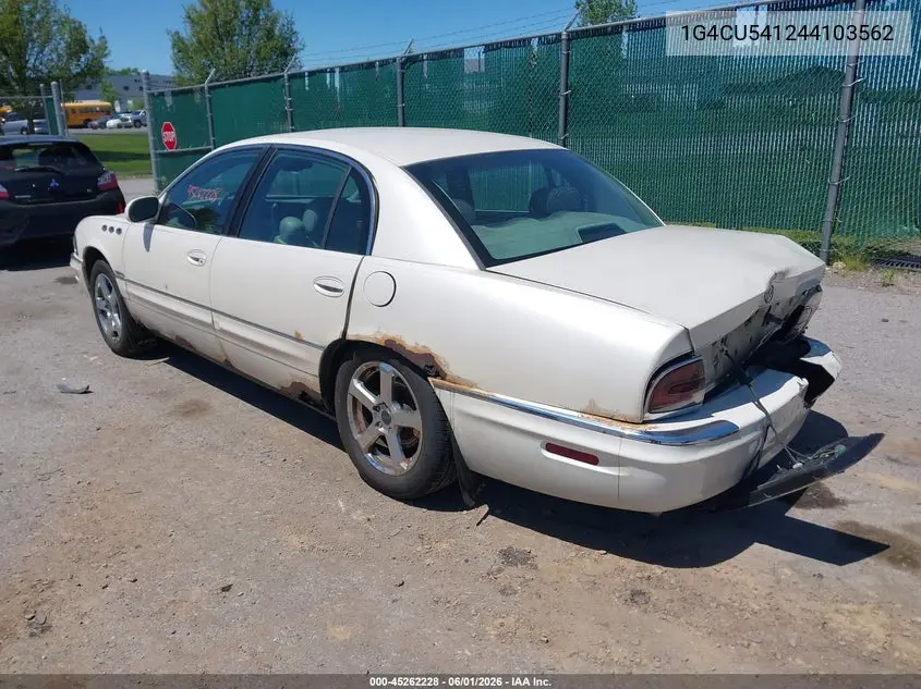 2004 Buick Park Avenue Ultra VIN: 1G4CU541244103562 Lot: 45262228
