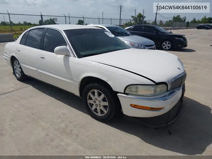 2004 Buick Park Avenue VIN: 1G4CW54K844100619 Lot: 45499623