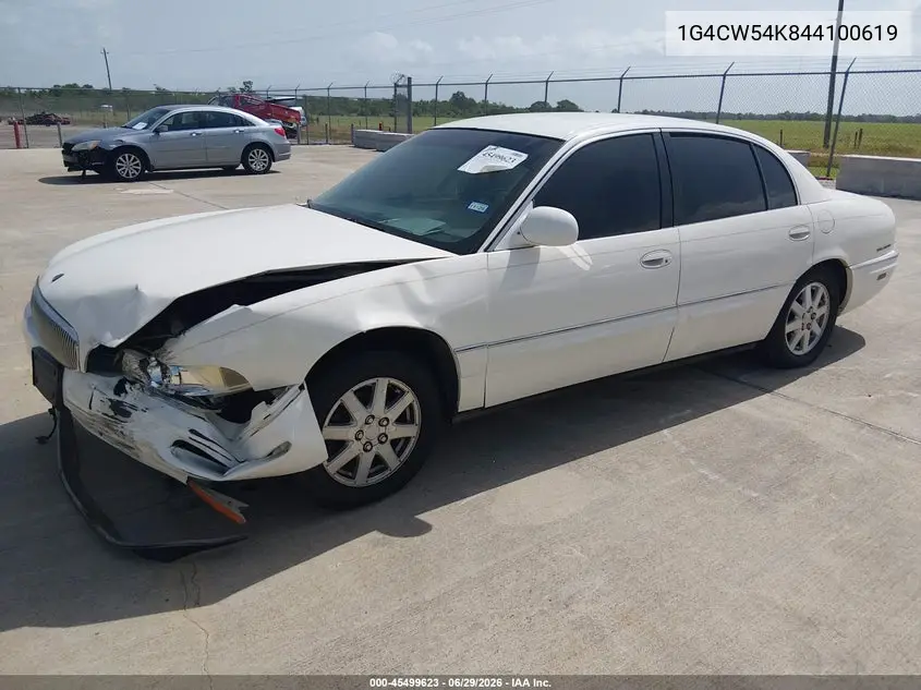 2004 Buick Park Avenue VIN: 1G4CW54K844100619 Lot: 45499623