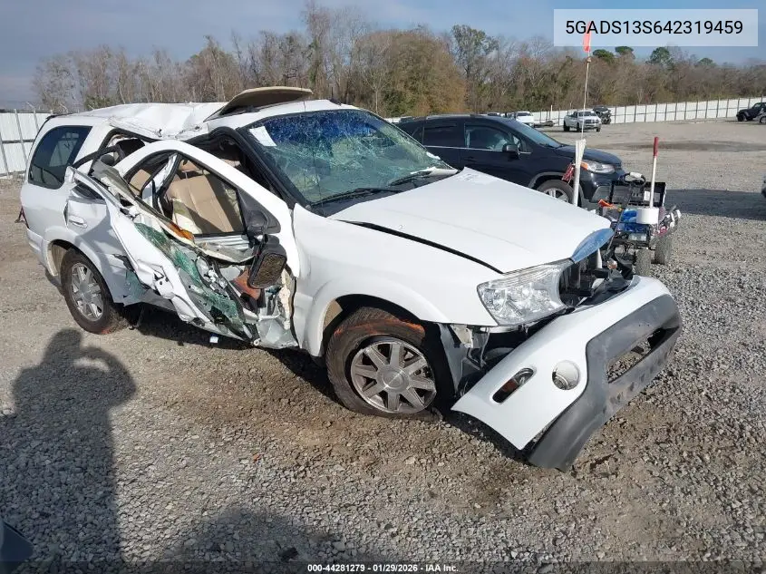 2004 Buick Rainier Cxl VIN: 5GADS13S642319459 Lot: 44281279