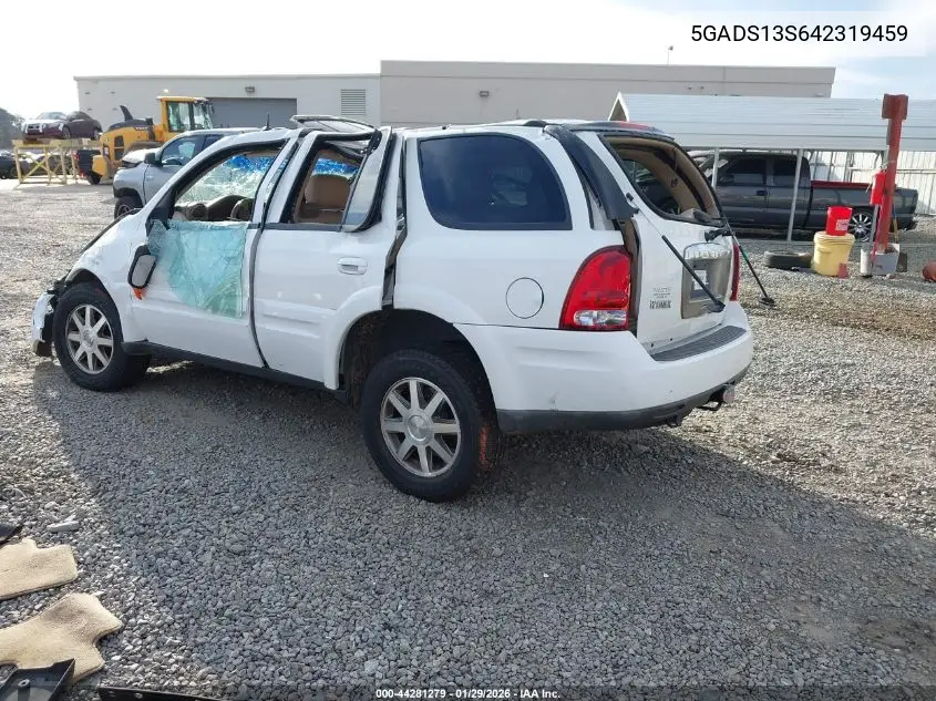 2004 Buick Rainier Cxl VIN: 5GADS13S642319459 Lot: 44281279