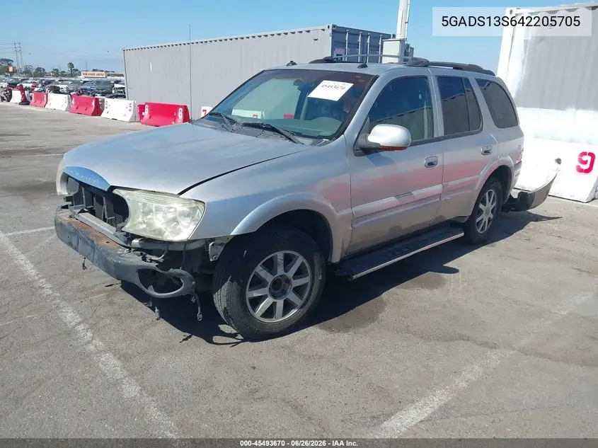2004 Buick Rainier Cxl Plus VIN: 5GADS13S642205705 Lot: 45493670