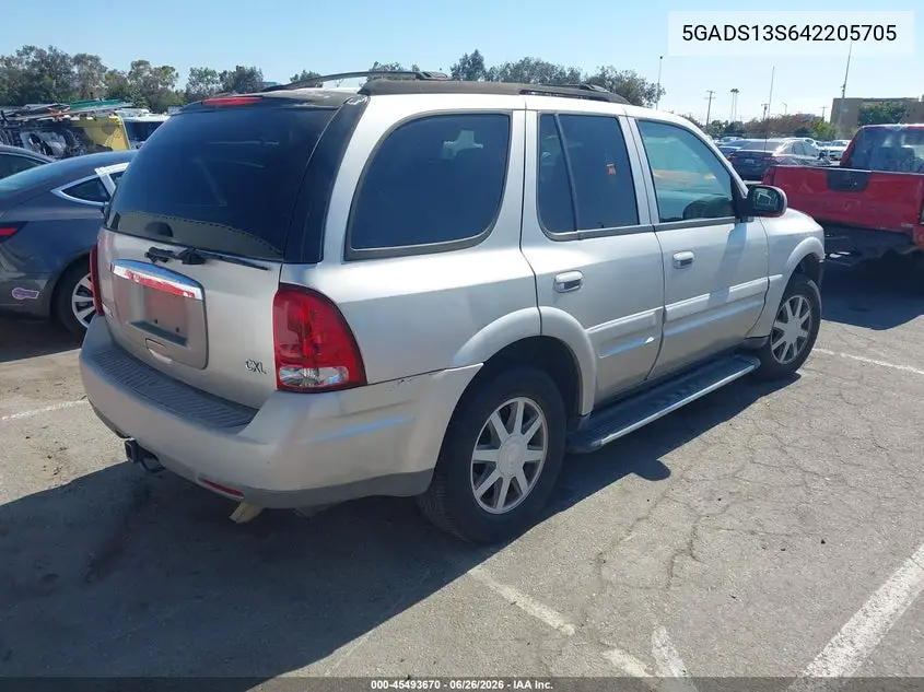 2004 Buick Rainier Cxl Plus VIN: 5GADS13S642205705 Lot: 45493670