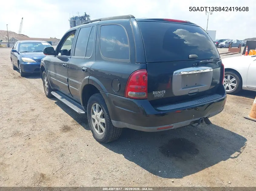 2004 Buick Rainier Cxl VIN: 5GADT13S842419608 Lot: 45511617