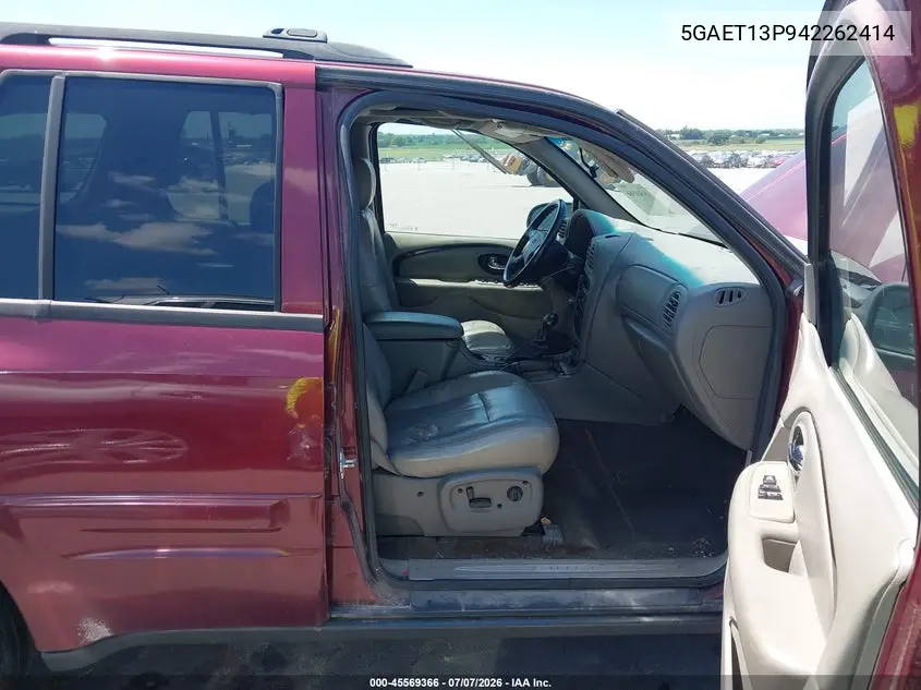 2004 Buick Rainier Cxl VIN: 5GAET13P942262414 Lot: 45569366