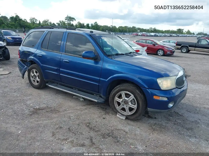 2005 Buick Rainier Cxl VIN: 5GADT13S652258404 Lot: 45544691