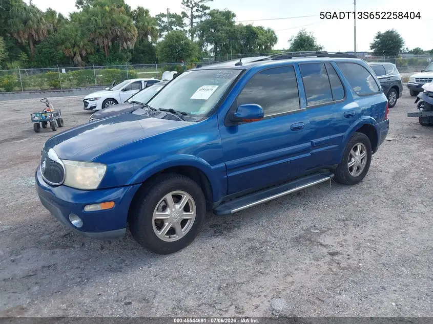 2005 Buick Rainier Cxl VIN: 5GADT13S652258404 Lot: 45544691