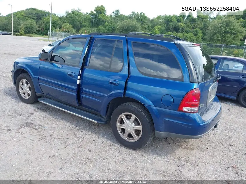 2005 Buick Rainier Cxl VIN: 5GADT13S652258404 Lot: 45544691