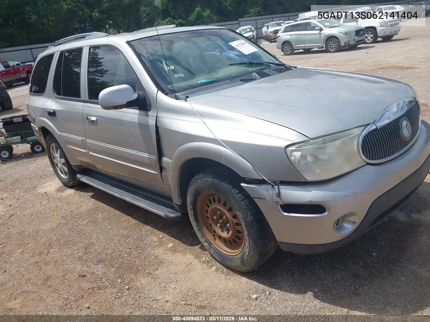 2006 Buick Rainier Cxl VIN: 5GADT13S062141404 Lot: 45094823