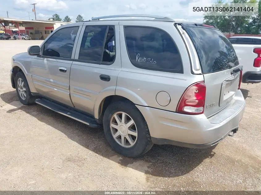 2006 Buick Rainier Cxl VIN: 5GADT13S062141404 Lot: 45094823