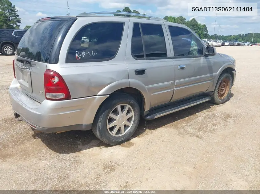 2006 Buick Rainier Cxl VIN: 5GADT13S062141404 Lot: 45094823