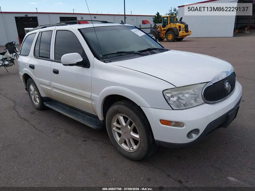 2006 Buick Rainier Cxl VIN: 5GAET13M862229137 Lot: 45557769