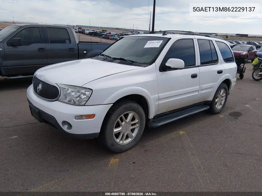 2006 Buick Rainier Cxl VIN: 5GAET13M862229137 Lot: 45557769