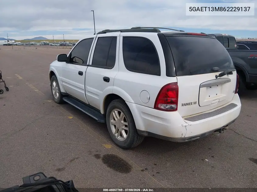 2006 Buick Rainier Cxl VIN: 5GAET13M862229137 Lot: 45557769