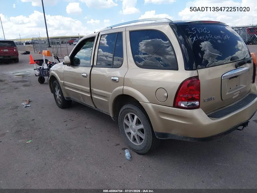 2007 Buick Rainier Cxl VIN: 5GADT13S472251020 Lot: 45564754