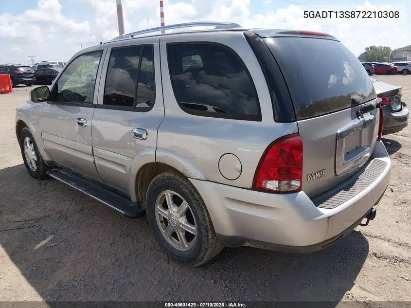 2007 Buick Rainier Cxl VIN: 5GADT13S872210308 Lot: 45601429