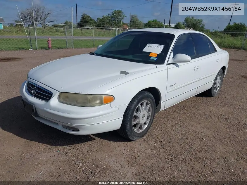 1999 Buick Regal Ls VIN: 2G4WB52K9X1456184 Lot: 45129436