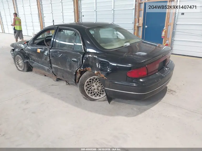 1999 Buick Regal Ls VIN: 2G4WB52K9X1407471 Lot: 45505368