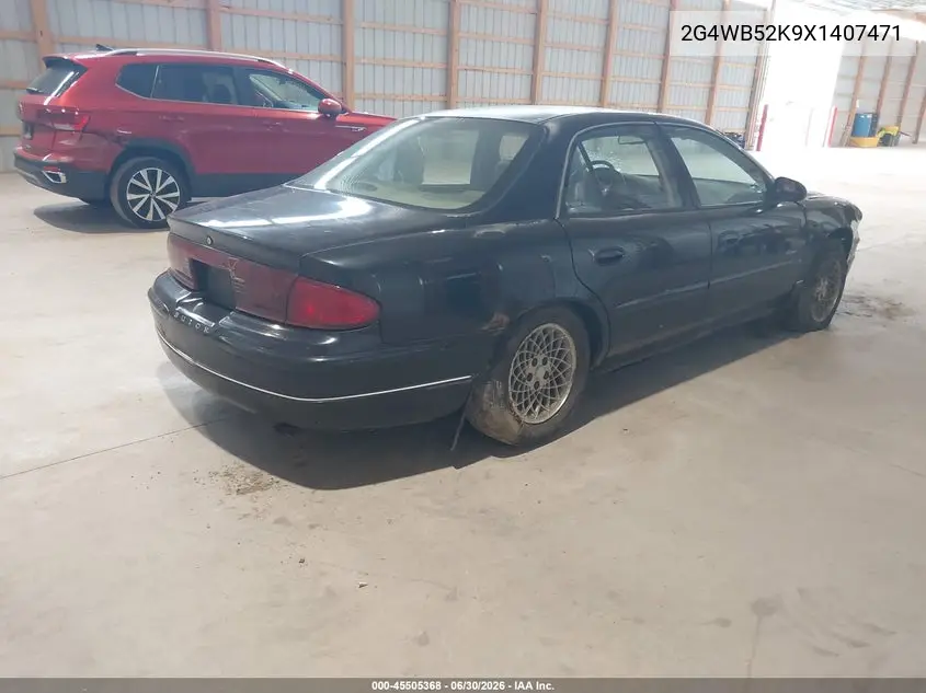1999 Buick Regal Ls VIN: 2G4WB52K9X1407471 Lot: 45505368