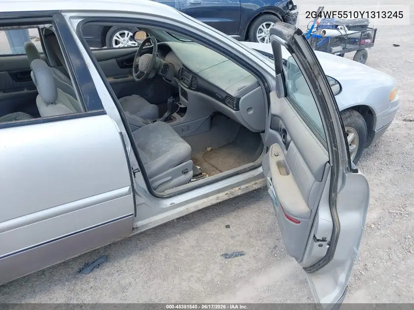 2000 Buick Regal Gs VIN: 2G4WF5510Y1313245 Lot: 45381540