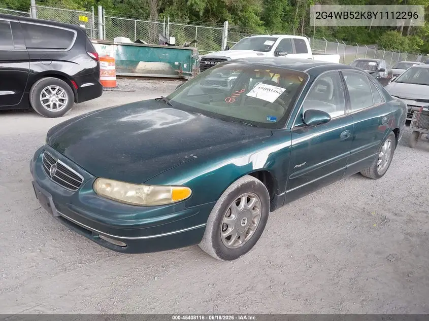 2000 Buick Regal Ls VIN: 2G4WB52K8Y1112296 Lot: 45408116